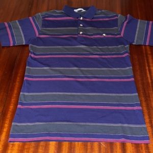 Christian Dior Stripped Polo Size: Small